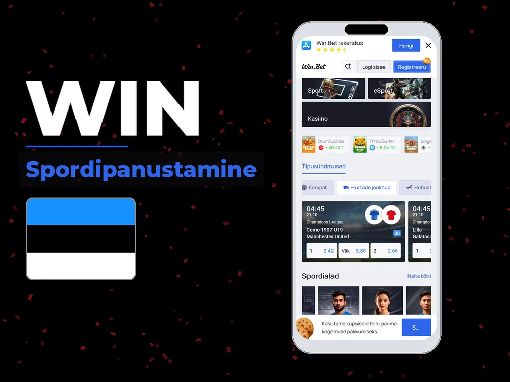 Win - Spordipanustamine