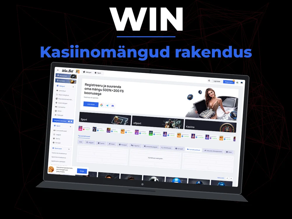 Win - Kasiinomängud rakendus